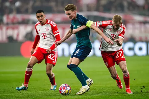 عقدة أمام البافاري وأهداف كين.. حقائق قبل مواجهة أرسنال وبايرن ميونخ